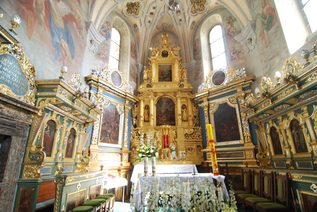 Ołtarz główny w kościele świętego Pawła w Sandomierzu